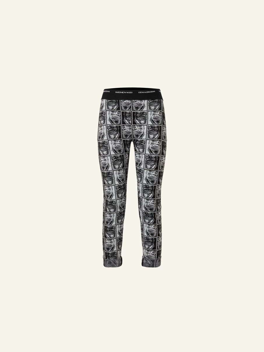 Pantaloni | WENDYKEI Leggings Fantasia B/N [Alta Qualita]