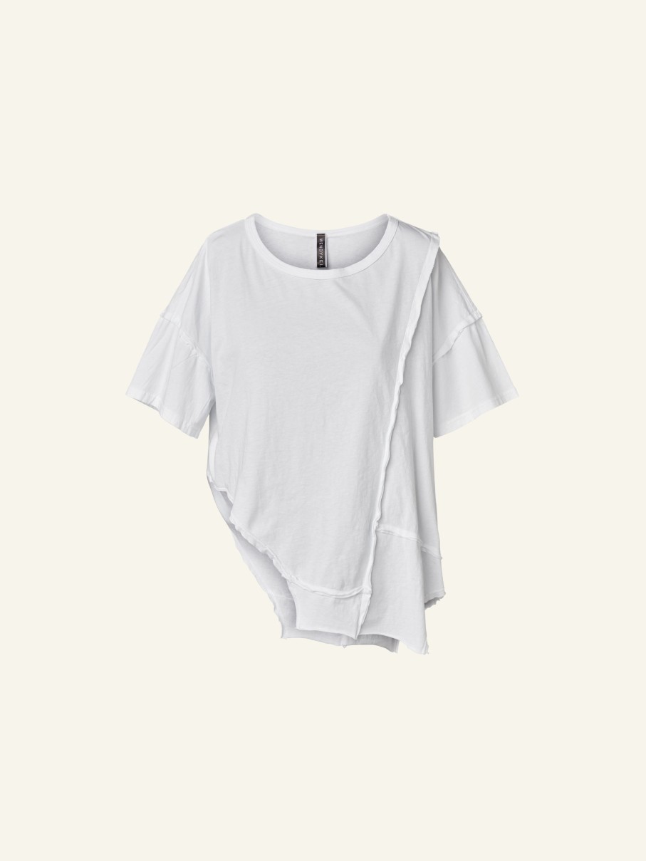 Top E Magliette | WENDYKEI T-Shirt Asimmetrica Con Cuciture