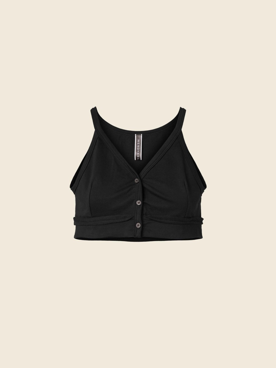 Top E Magliette | WENDYKEI Crop Top In Felpa Di Cotone Con Spalline