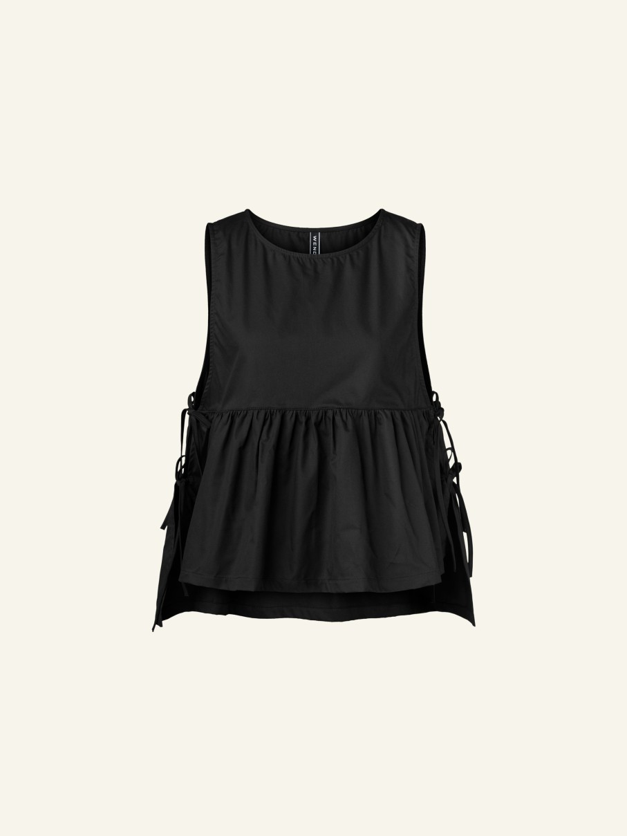 Top E Magliette | WENDYKEI Blusa Chiusa Con Fiocchi Ai Fianchi