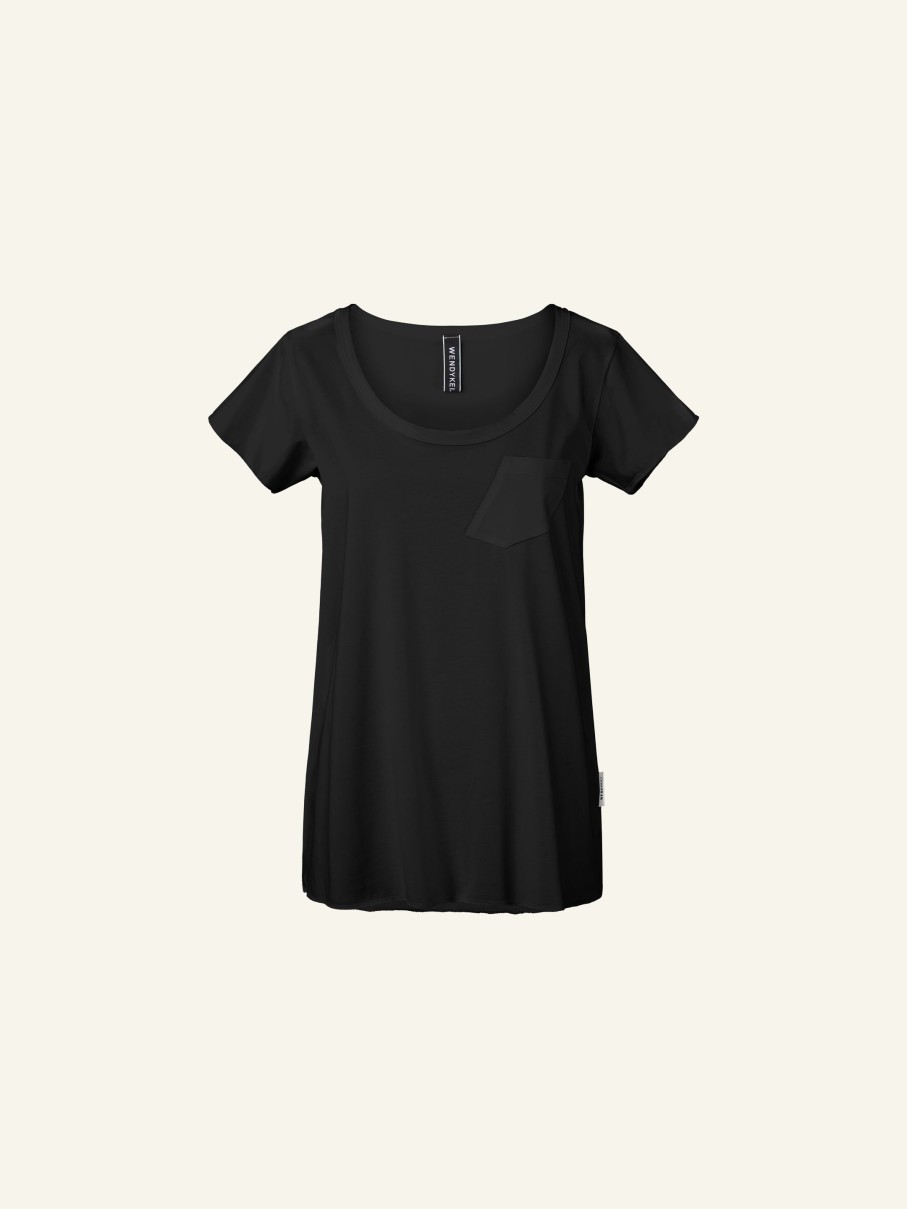 Top E Magliette | WENDYKEI T-Shirt Lunga Con Tasca