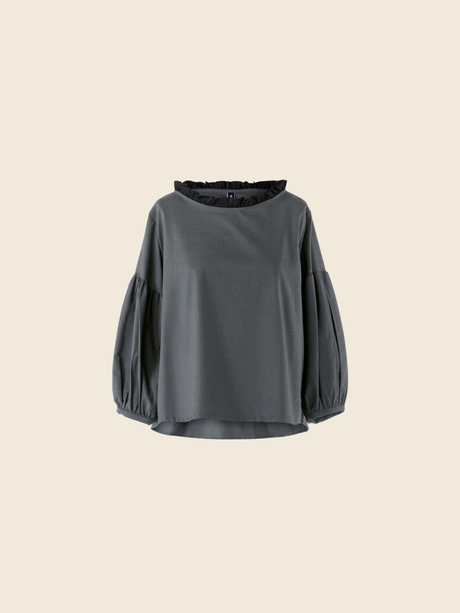 Top E Magliette | WENDYKEI Blusa Con Maniche A Sbuffo