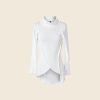 Top E Magliette | WENDYKEI T-Shirt A Collo Alto Con Orlo Asimmetrico